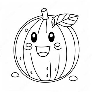 Slatka Lubenica Sa Osmehom Za Bojanje 26165-5716