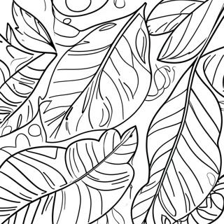 Saren Tropski List Za Bojanje 26339-5759