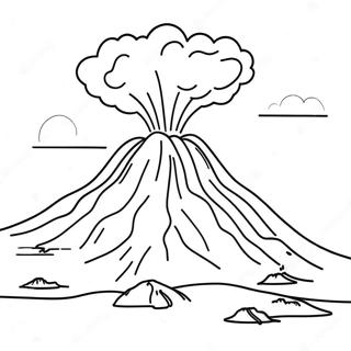 Bojanka Scena Erupcije Vulkana 28582-6229