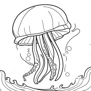 Bojanka Velicanstvena Meduza Kako Klizi Kroz Vodu 28951 6301