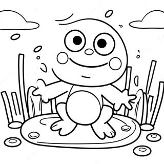 Keroppi Pored Bara Bojanka 2925 1112