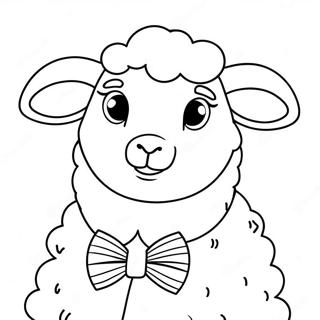 Ovca Sa Leptir Masnom Za Bojanje 30034-6548