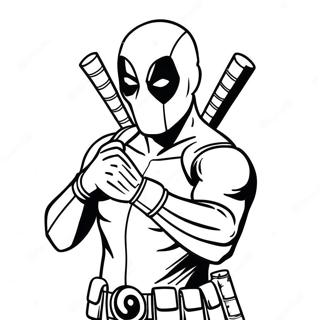 Deadpool U Akciji Bojanka 30556-6654