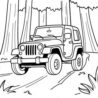 Dzip Vozi Kroz Sumu Bojanka 30816 6731