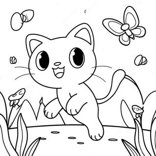 Razigrani Mew Kako Juri Leptire Bojanka 31278 6820