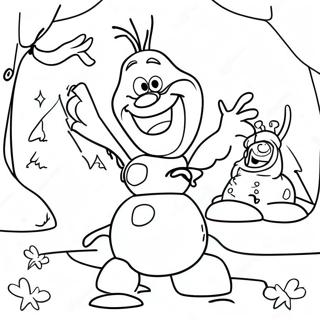 Olaf Sa Prijateljima Za Bojanje 31922 6961