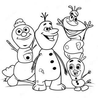 Olaf Sa Prijateljima Za Bojanje 31922 6963