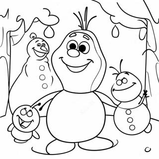 Olaf Sa Prijateljima Za Bojanje 31922 6964