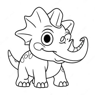 Kartonasti Triceratops Se Igra Bojanka 32285-7038