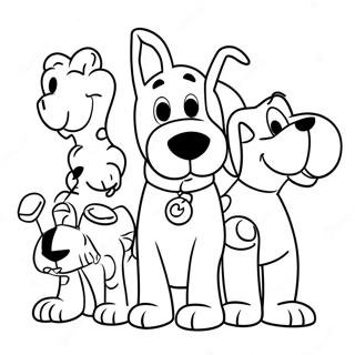 Bojanka Prijatelja Plave Puzle 34344-7506