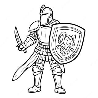 Mocni Vitez Sa Macem I Stitom Na Bojanci 35248-7705