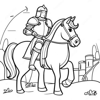 Plemeniti Vitez Koji Spasava Princezu Na Bojanci 35249-7709