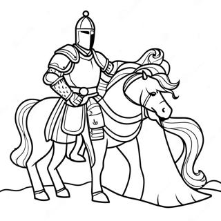 Plemeniti Vitez Koji Spasava Princezu Na Bojanci 35249-7712