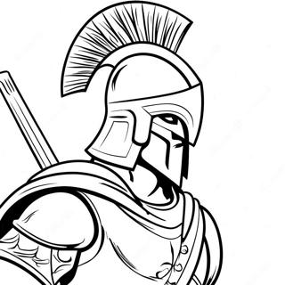 Spartanski Ratnik U Borbi Bojanka 35686-7805