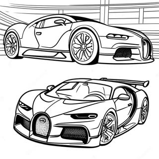 Svetlucavi Bugatti Divo Bojanka 36057-7889