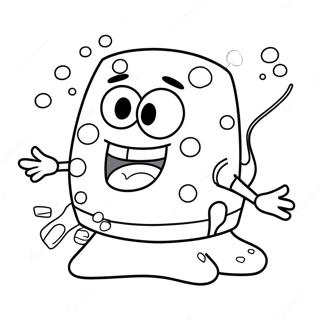 Spongebob Na Pecanju Meduza Bojanka 3663-2667