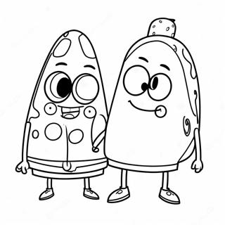 Spongebob I Patrik Sa Glupim Licima Bojanka 3664-474