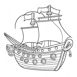 Karton Piratska Lada Sa Blagom Bojanka 37173-8128