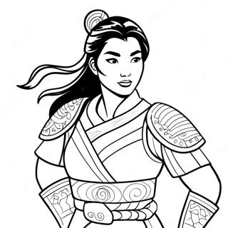Mulan U Ratnickoj Oklopu Bojanka 37261-8134