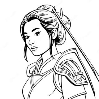 Mulan U Ratnickoj Oklopu Bojanka 37261-8136