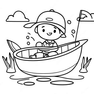 Bojanka Domorodackog Decaka Koji Peca 37456 8191