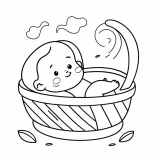 Beba Mojsije U Korpi Bojanka 37744 8248