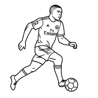 Bojanka Kylian Mbappe Koji Trci S Loptom 38186-8352