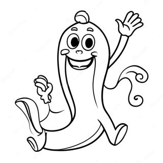 Bojanka Sa Smesnom Bananom Koja Plese 38736-8464