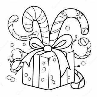 Festivni Bozicni Poklon Sa Secernim Stapovima Za Bojanje 39019 8529