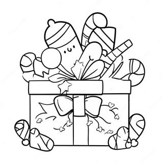 Festivni Bozicni Poklon Sa Secernim Stapovima Za Bojanje 39019 8531