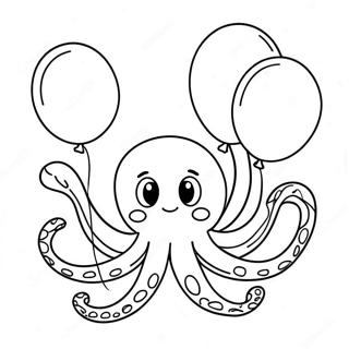 Srecna Hobotnica Sa Balonima Za Bojanje 39102-8539