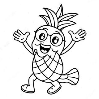 Bojanka Smesnog Ananasa Koji Plese 39915-8730