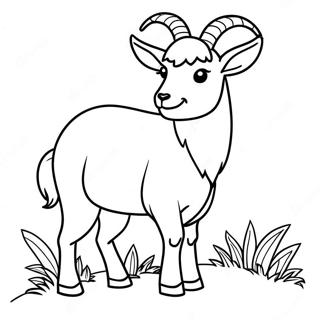 Bojanka Realisticne Koze Koja Stoji 42820-9362