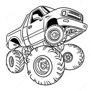 Bojanka Sa Monster Truckom Koji Gazi Automobile 4289 1768