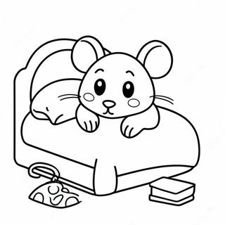 Sanjivi Mis U Udobnom Krevetu Za Bojanje 43375-9487