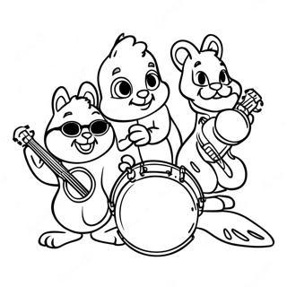 Alvin I Veverice Sviraju Bojanka 44533 9742