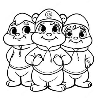 Alvin I Veverice U Kostimima Bojanka 44535-9749