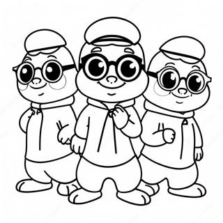 Alvin I Veverice U Kostimima Bojanka 44535-9750