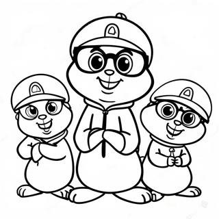 Alvin I Veverice U Kostimima Bojanka 44535-9751