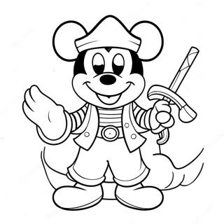 Miki Maus U Piratskom Kostimu Za Bojanje 4466 35