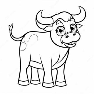 Kartonasta Krava Sa Velikim Ocima Bojanka 45225-9909