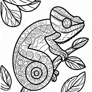 Bojanka Kameleon U Kamuflazi Sa Listovima 45942 10064