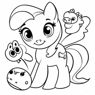 Fluttershy Sa Slatkim Zivotinjama Za Bojanku 47286-10344