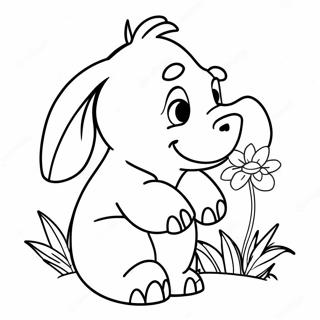 Eeyore Sa Cvetom Za Bojanku 47371-10355