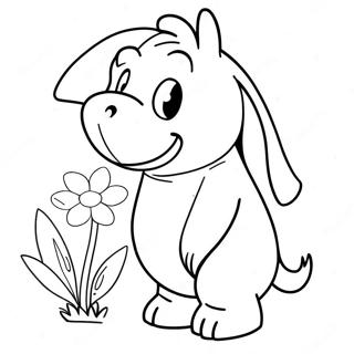 Eeyore Sa Cvetom Za Bojanku 47371-10356