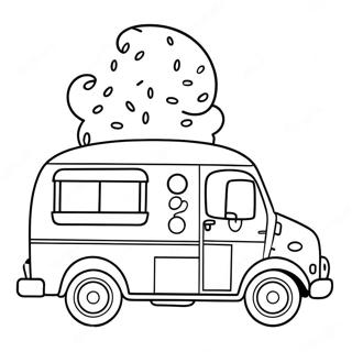 Mastovita Bojanka Sa Kamionom Sladoleda 4830 963