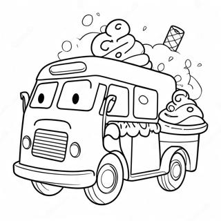 Mastovita Bojanka Sa Kamionom Sladoleda 4830 964