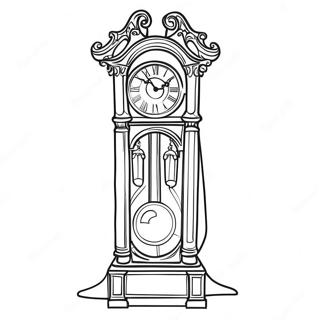 Bojanka Elegantnog Starinskog Sata 48886-10705