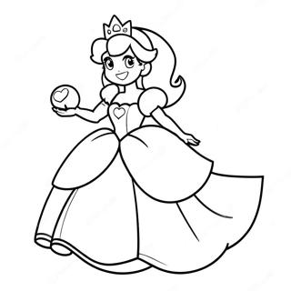 Bojanka Princeza Peach U Sjajnoj Haljini 5008-1334