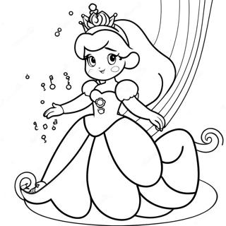 Bojanka Princeza Peach U Sjajnoj Haljini 5008-1335